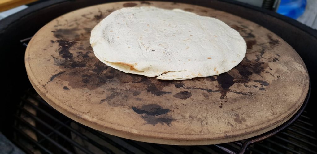 Backen auf dem Pizzastein