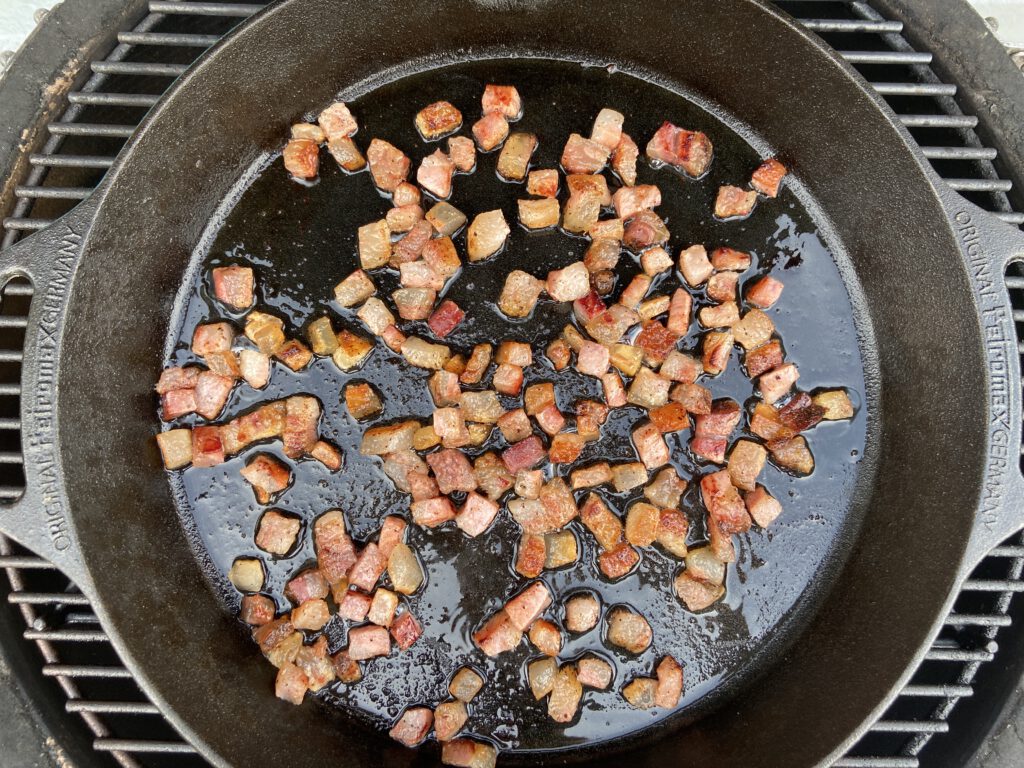 Speck auslassen Speck auslassen