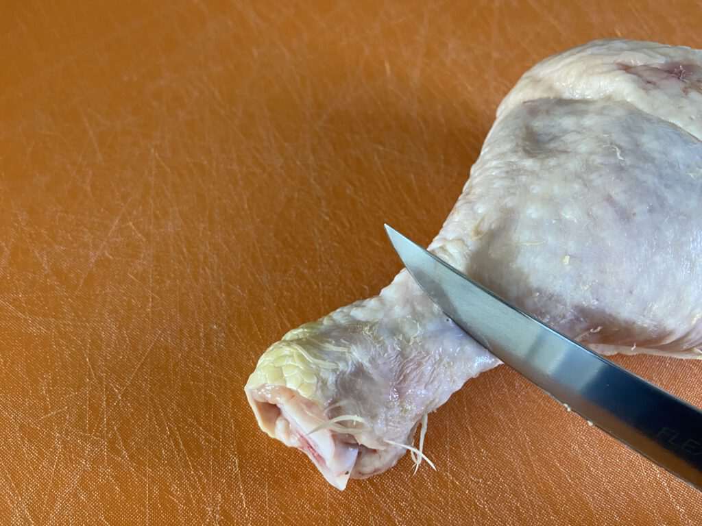Haut einschneiden