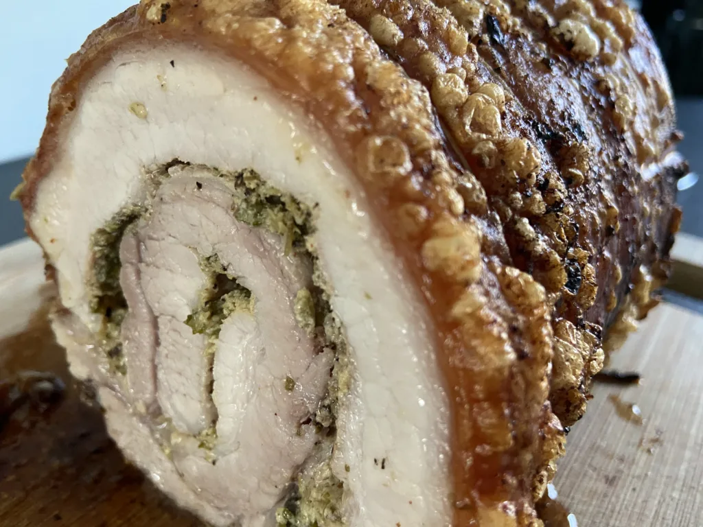 Aufschnitt Porchetta